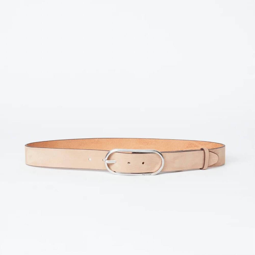 NEW RAG & BONE women's rounded rebound belt in capsd